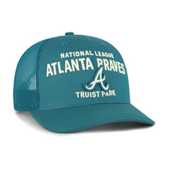 Atlanta Braves Contemporary Hitch Adjustable Trucker Hat Teal