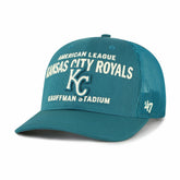 Kansas City Royals Contemporary Hitch Adjustable Trucker Hat Teal