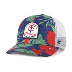 Minnesota Twins Beachside Adjustable Trucker Hat Navy