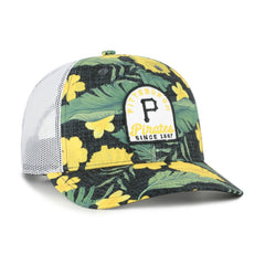 Pittsburgh Pirates Beachside Adjustable Trucker Hat Black