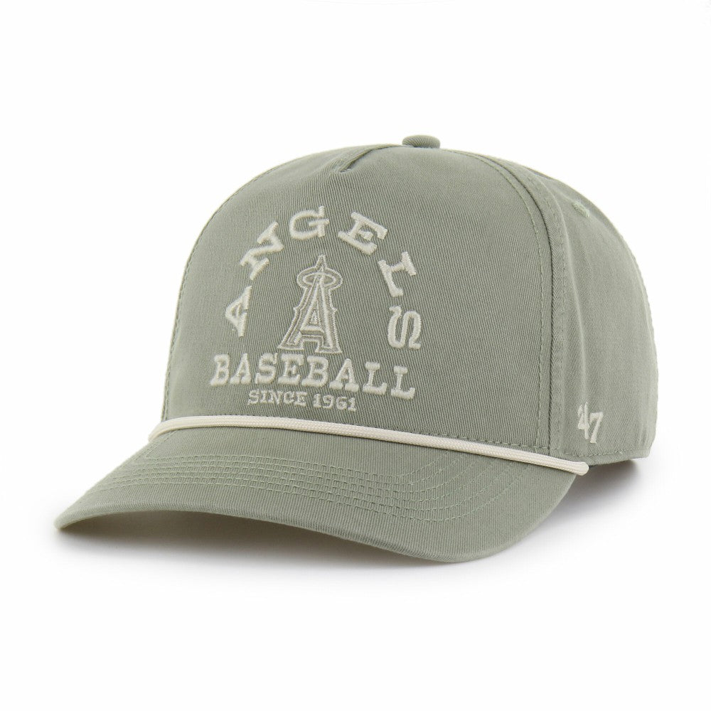 Los Angeles Angels Canyon Ranchero Hitch Adjustable Hat Olive