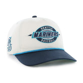 Seattle Mariners Frame Out Hitch Adjustable Hat Natural/Navy