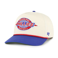 Philadelphia Phillies Frame Out Hitch Adjustable Hat Natural/Royal