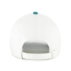 New York Yankees Contemporary Tonal Clean Up Adjustable Hat White/Teal