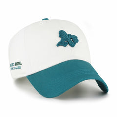 Athletics Contemporary Tonal Clean Up Adjustable Hat White/Teal
