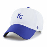 Kansas City Royals Vista Mini Clean Up brrr° Adjustable Hat White/Royal