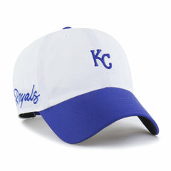 Kansas City Royals Vista Mini Clean Up brrr° Adjustable Hat White/Royal