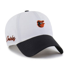 Baltimore Orioles Vista Mini Clean Up brrr° Adjustable Hat White/Black