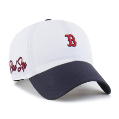 Boston Red Sox Vista Mini Clean Up brrr° Adjustable Hat White/Navy