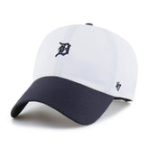 Detroit Tigers Vista Mini Clean Up brrr° Adjustable Hat White/Navy