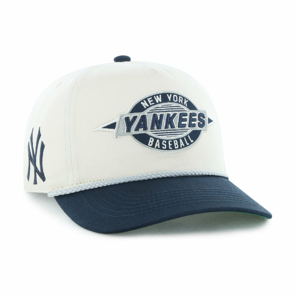 New York Yankees Youth Frame Out Hitch Adjustable Hat Natural/Navy