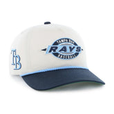 Tampa Bay Rays Youth Frame Out Hitch Adjustable Hat Natural/Navy