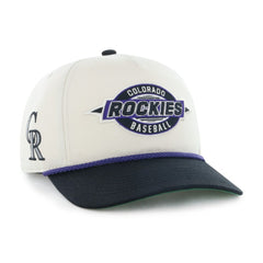 Colorado Rockies Youth Frame Out Hitch Adjustable Hat Natural/Black