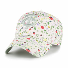 Minnesota Twins Girls Youth Posey Clean Up Adjustable Hat Light Pink