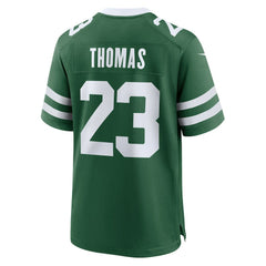 Azareye'h Thomas New York Jets Team Game Jersey - Legacy Green discount