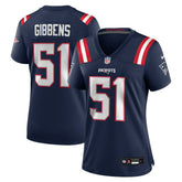 Jack Gibbens New England Patriots Women's Team Game Jersey - Navy cheap