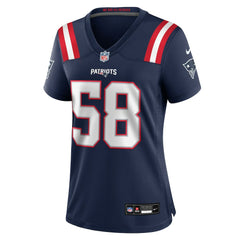 Jared Wilson New England Patriots Women's Team Game Jersey - Navy on sale