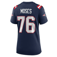 Morgan Moses New England Patriots Women's Team Game Jersey - Navy outlet