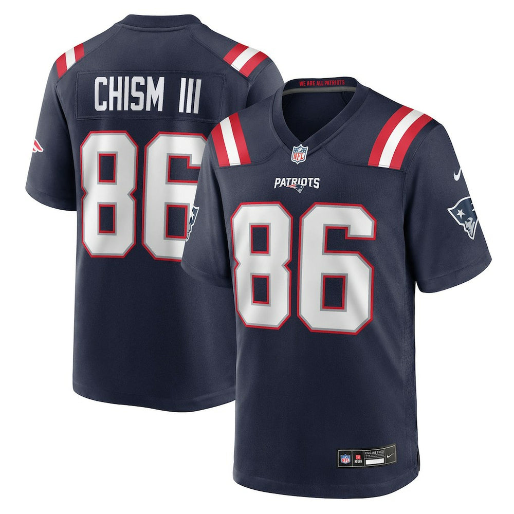 Efton Chism III New England Patriots Team Game Jersey - Navy cheap