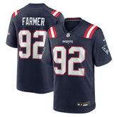 Joshua Farmer New England Patriots Team Game Jersey - Navy cheap