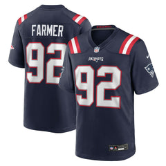 Joshua Farmer New England Patriots Team Game Jersey - Navy cheap