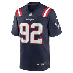 Joshua Farmer New England Patriots Team Game Jersey - Navy cheap