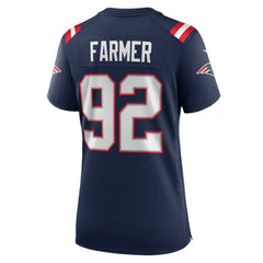 Joshua Farmer New England Patriots Women's Team Game Jersey - Navy for sale