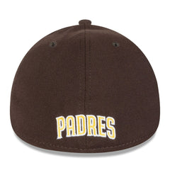 San Diego Padres 2025 MLB Postseason Side Patch 39THIRTY Flex Hat Brown