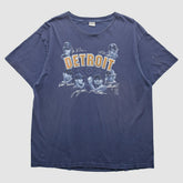 Detroit Tigers 2000s T-Shirt Blue Vintage