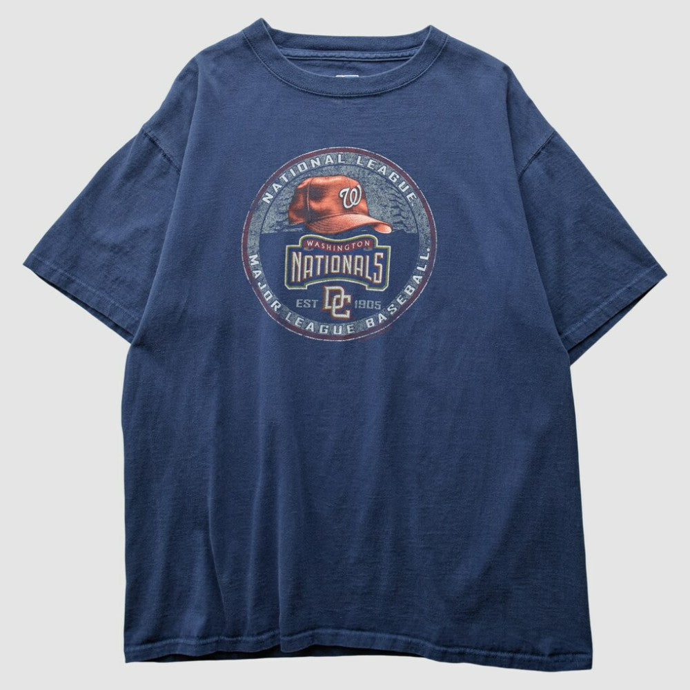 Washington Nationals 2000s T-Shirt Navy Vintage
