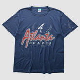 Atlanta Braves 1993 T-Shirt Navy Vintage