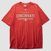Cincinnati Reds Majestic 2000s T-Shirt Red Vintage