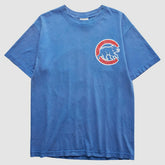 Chicago Cubs Majestic 2010s T-Shirt Blue Vintage