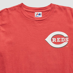 Cincinnati Reds Majestic 2000s T-Shirt Red Vintage