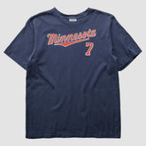 Minnesota Twins 2000s T-Shirt Navy Vintage