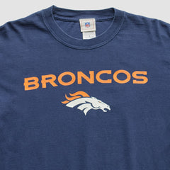 Denver Broncos NFL 2000s T-Shirt - Navy Vintage sale
