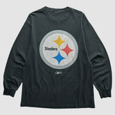 Pittsburgh Steelers Reebok 2000s T-Shirt - Black Vintage cheap