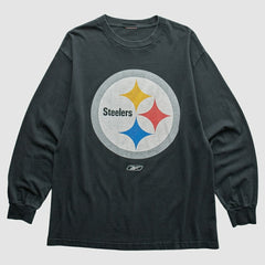 Pittsburgh Steelers Reebok 2000s T-Shirt - Black Vintage cheap