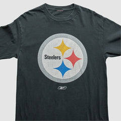 Pittsburgh Steelers Reebok 2000s T-Shirt - Black Vintage cheap