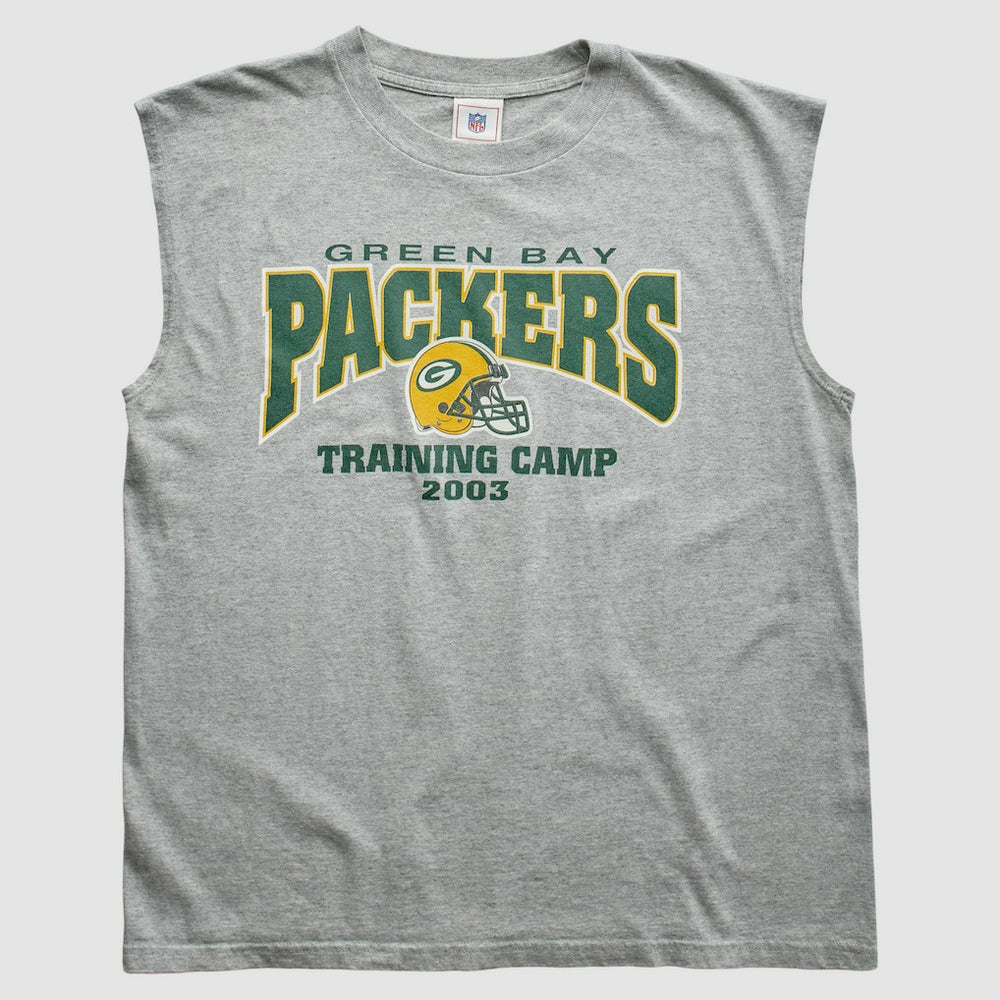 Green Bay Packers NFL 2003 T-Shirt - Heather Gray Vintage discount