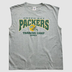 Green Bay Packers NFL 2003 T-Shirt - Heather Gray Vintage discount