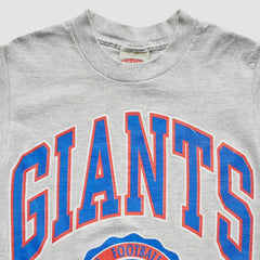 New York Giants Nutmeg Mills 90s T-Shirt - Heather Gray Vintage for sale
