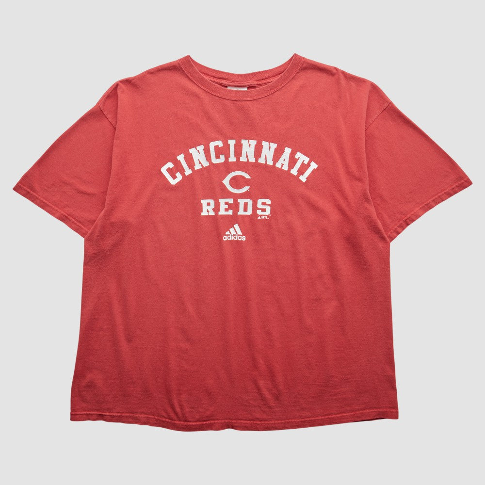Cincinnati Reds Adidas 2010s T-Shirt Red Vintage