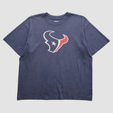 Houston Texans Reebok 2000s T-Shirt - Navy Vintage on sale