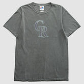 Colorado Rockies Majestic 2000s T-Shirt Gray Vintage