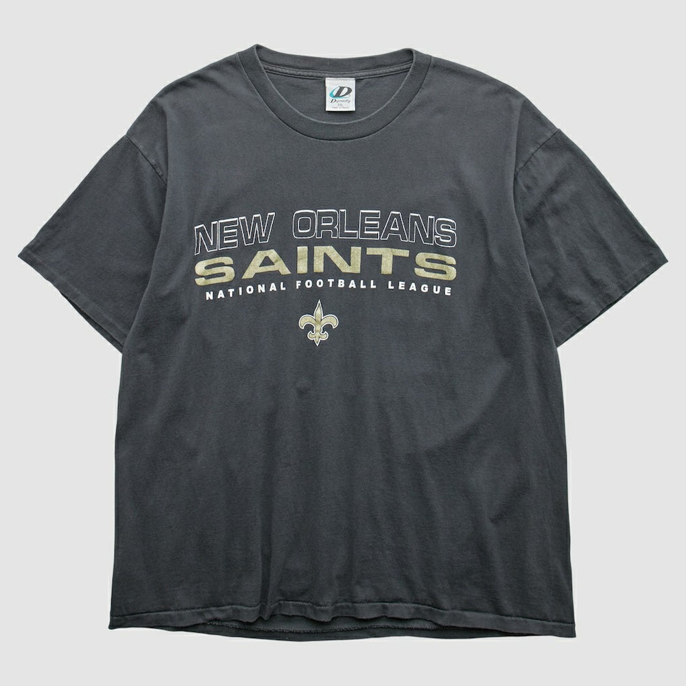 New Orleans Saints Dynasty 2000s T-Shirt - Black Vintage on sale