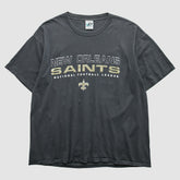New Orleans Saints Dynasty 2000s T-Shirt - Black Vintage on sale