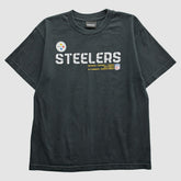 Pittsburgh Steelers Reebok 2000s T-Shirt - Black Vintage cheap