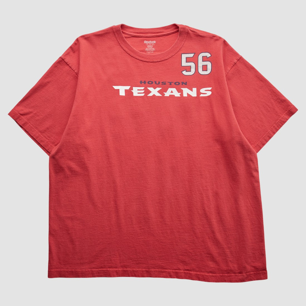 Houston Texans Reebok 2000s T-Shirt - Red Vintage cheap