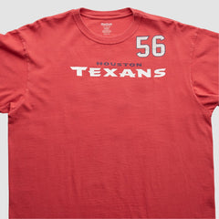 Houston Texans Reebok 2000s T-Shirt - Red Vintage cheap